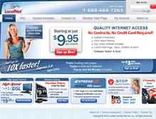 Tablet Screenshot of localnet.com
